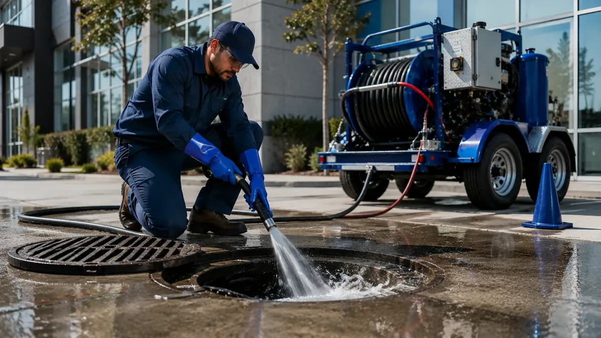 Commercial Hydro Jet Drain Cleaning in Dana Point